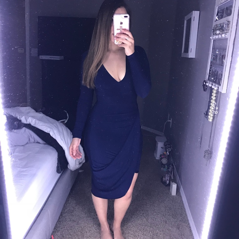 Missguided asymmetrical dress
